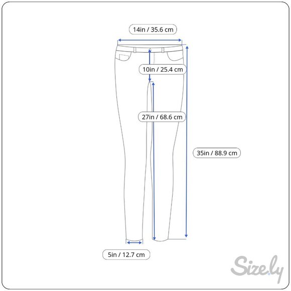 Eunina Greta Skinny Roller Jeans Denim Distressed Mid Rise‎ Fit Blue Juniors 11 - Picture 8 of 8